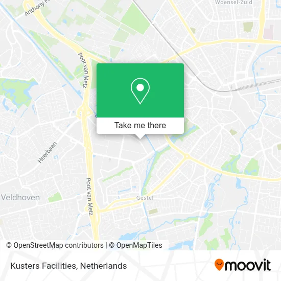 Kusters Facilities map