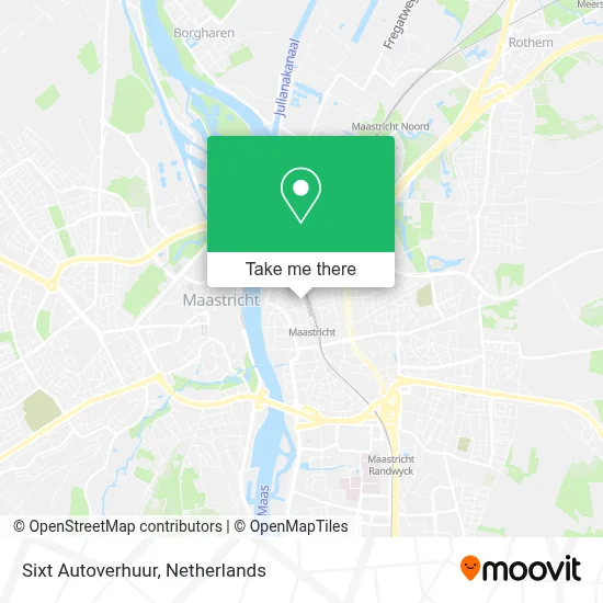 Sixt Autoverhuur map