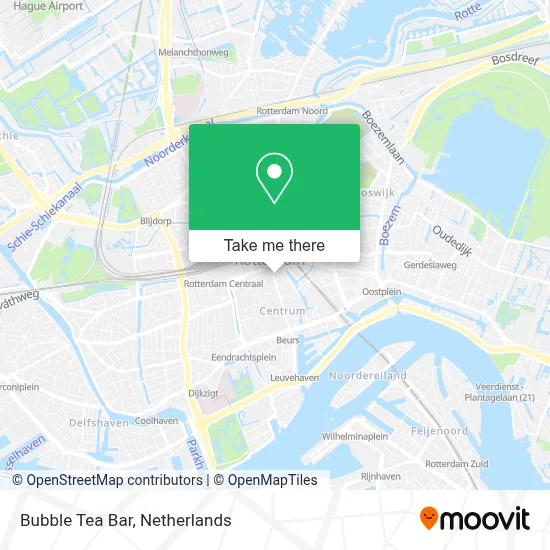 Bubble Tea Bar Karte