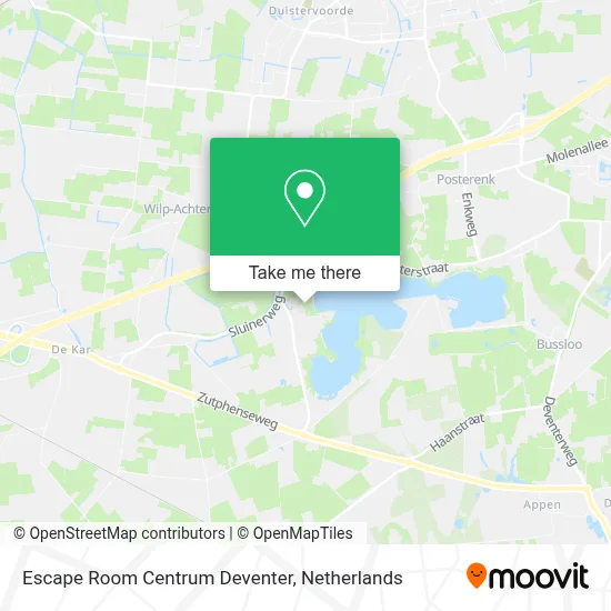 Escape Room Centrum Deventer map