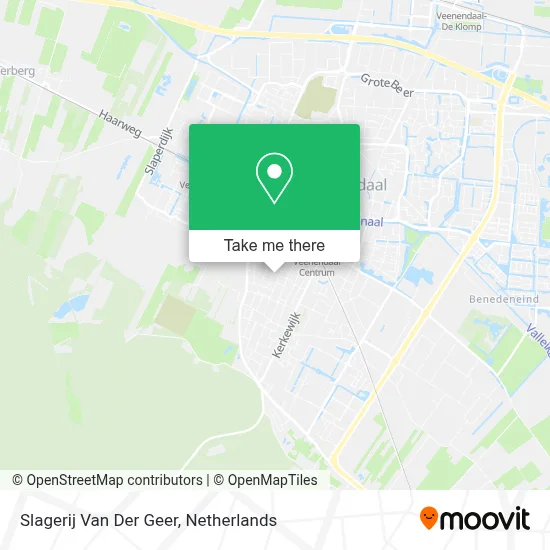 Slagerij Van Der Geer map