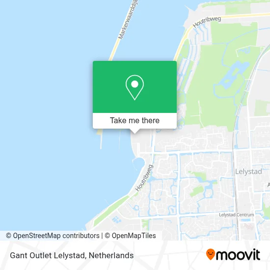 Gant Outlet Lelystad map