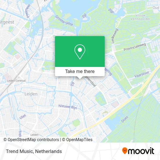 Trend Music map