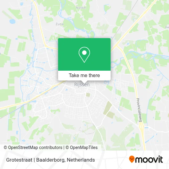 Grotestraat | Baalderborg map