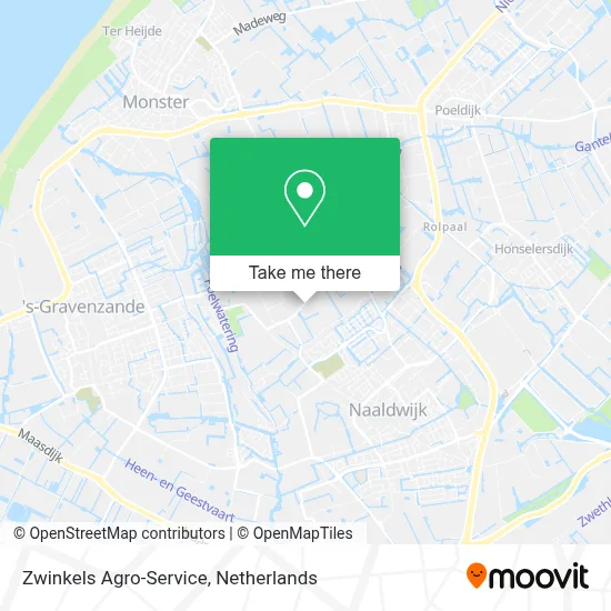 Zwinkels Agro-Service map