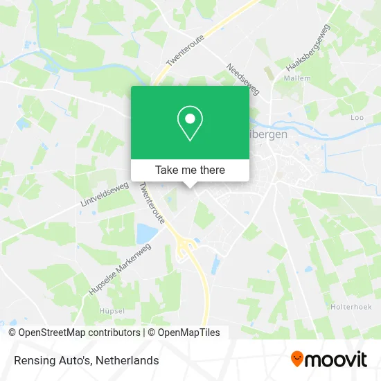 Rensing Auto's Karte