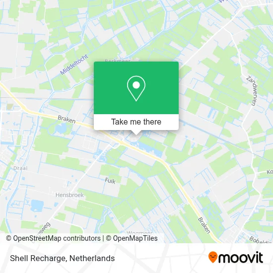 Shell Recharge map