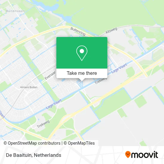 De Baaituin map
