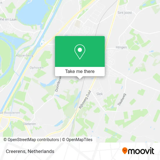 Creerens map