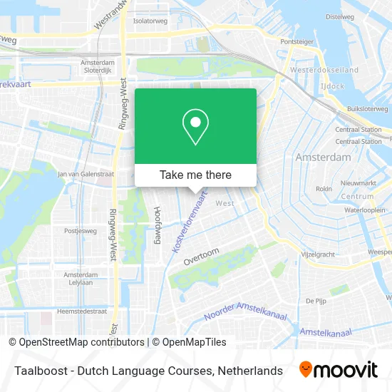 Taalboost - Dutch Language Courses map