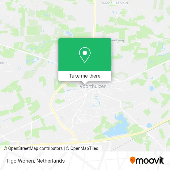Tigo Wonen map