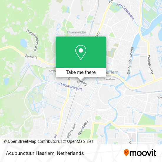 Acupunctuur Haarlem map