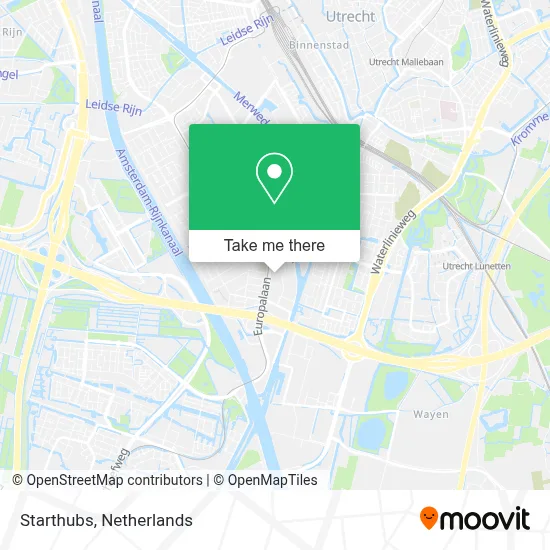 Starthubs map