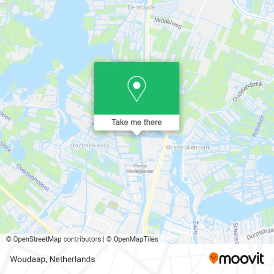 Woudaap map