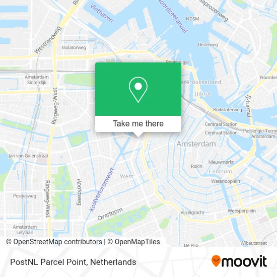Postnl Pakketpunt map