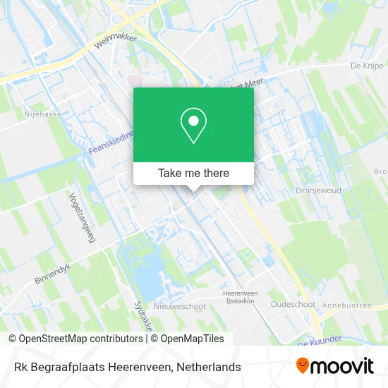 Rk Begraafplaats Heerenveen map