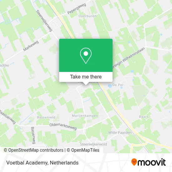 Voetbal Academy map