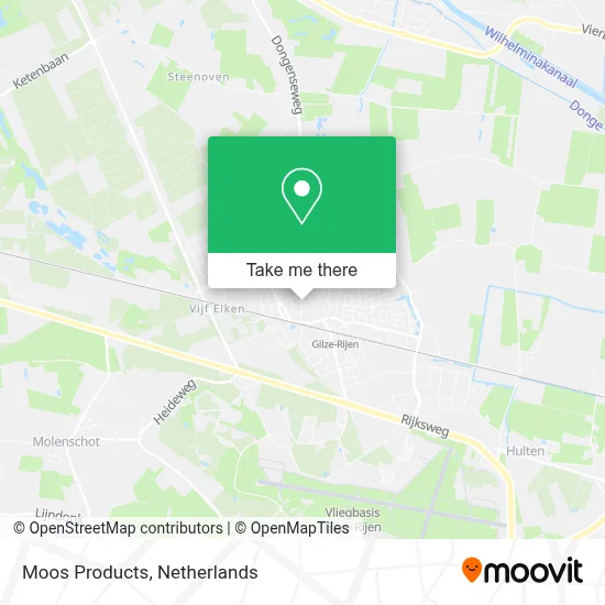 Moos Products map