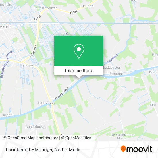 Loonbedrijf Plantinga map