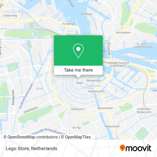 Lego Store map