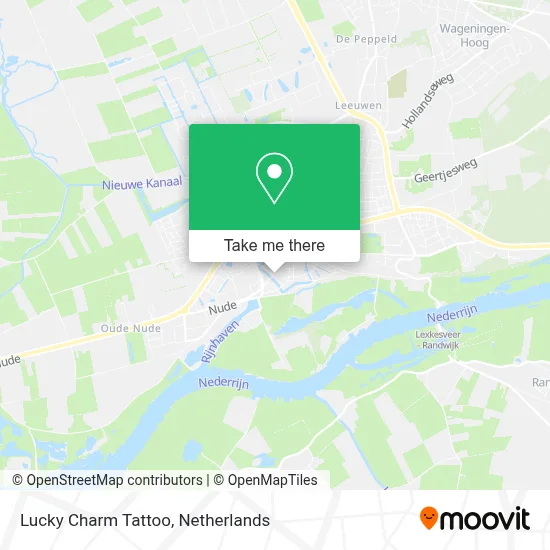 Lucky Charm Tattoo map