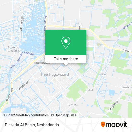 Pizzeria Al Bacio map