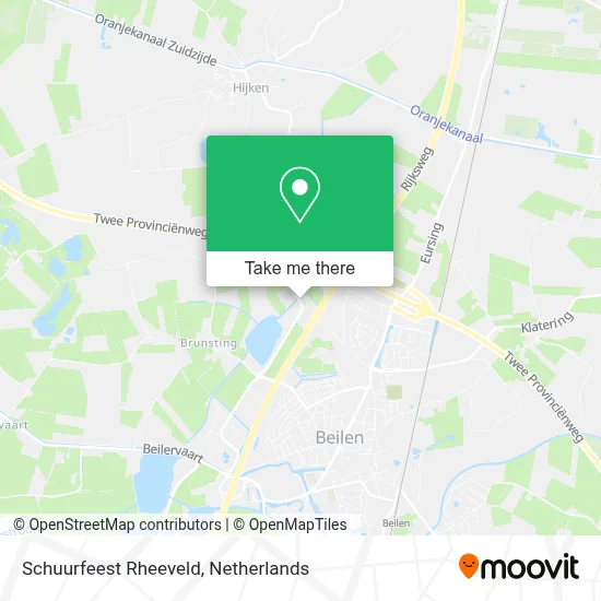 Schuurfeest Rheeveld map