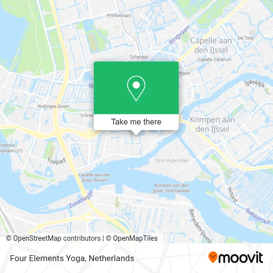 Four Elements Yoga map