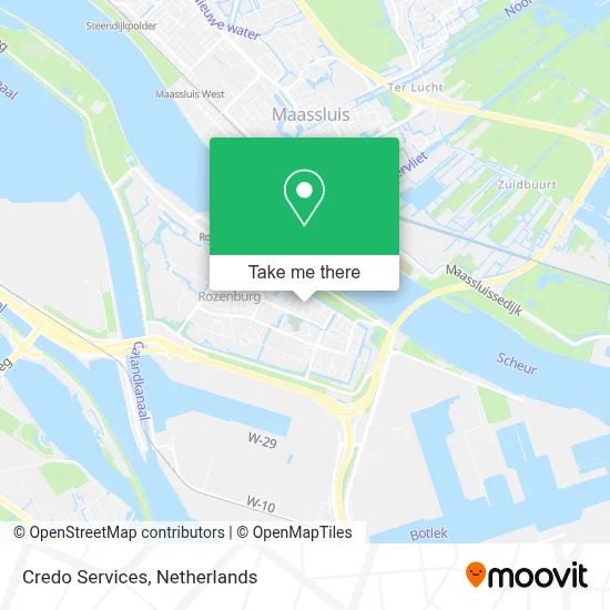 Credo Services map
