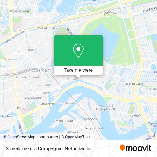 Smaakmakers Compagnie map
