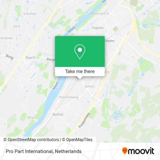 Pro Part International map