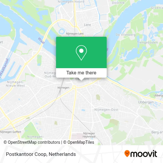 Postkantoor Coop map