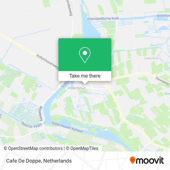 Cafe De Doppe map