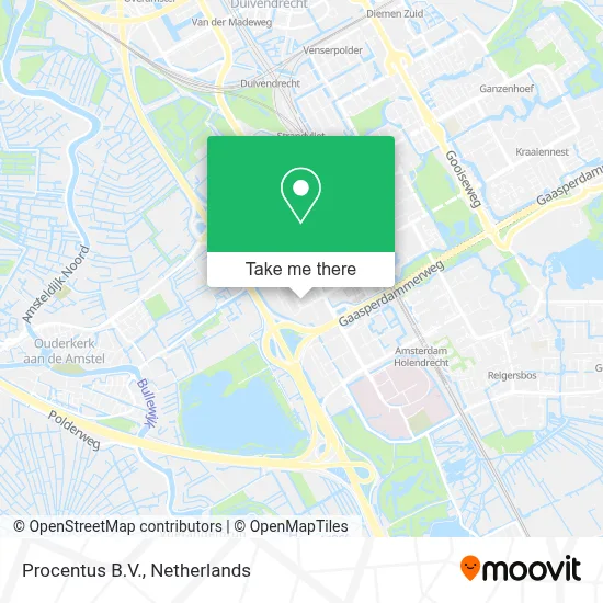 Procentus B.V. map