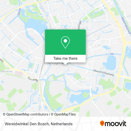Wereldwinkel Den Bosch map