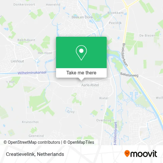 Creatievelink map