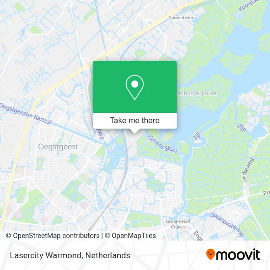 Lasercity Warmond map