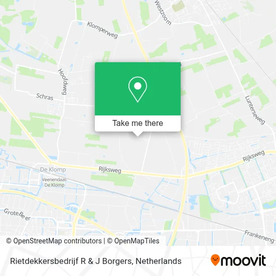 Rietdekkersbedrijf R & J Borgers map