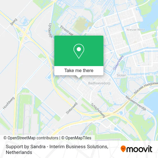 Support by Sandra - Interim Business Solutions map