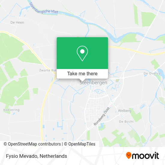 Fysio Mevado map