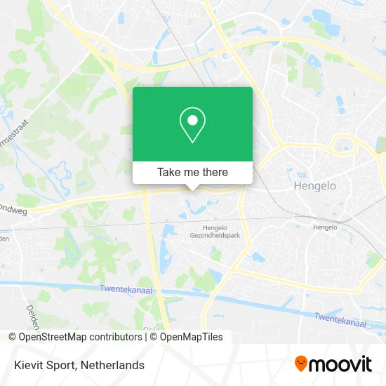 Kievit Sport map