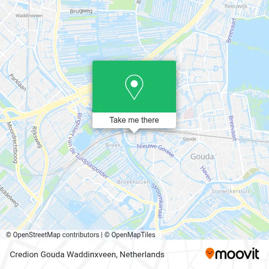 Credion Gouda Waddinxveen map