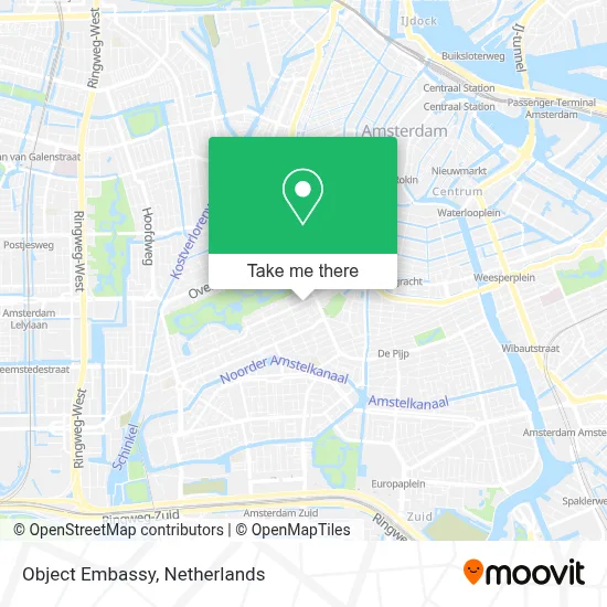 Object Embassy map