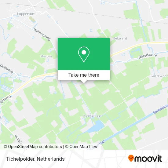 Tichelpolder map