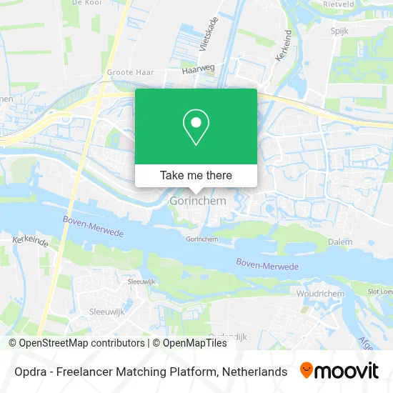 Opdra - Freelancer Matching Platform map