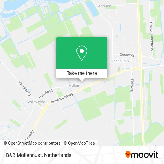 B&B Mollennust map