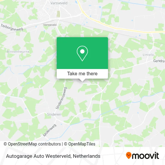 Autogarage Auto Westerveld Karte