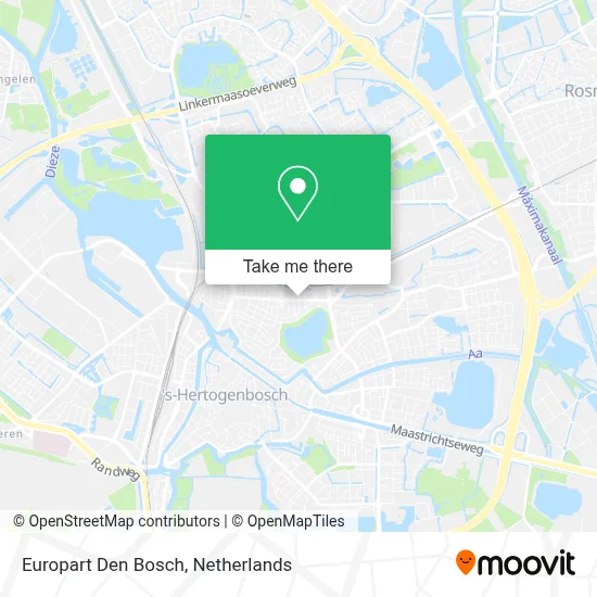 Europart Den Bosch map