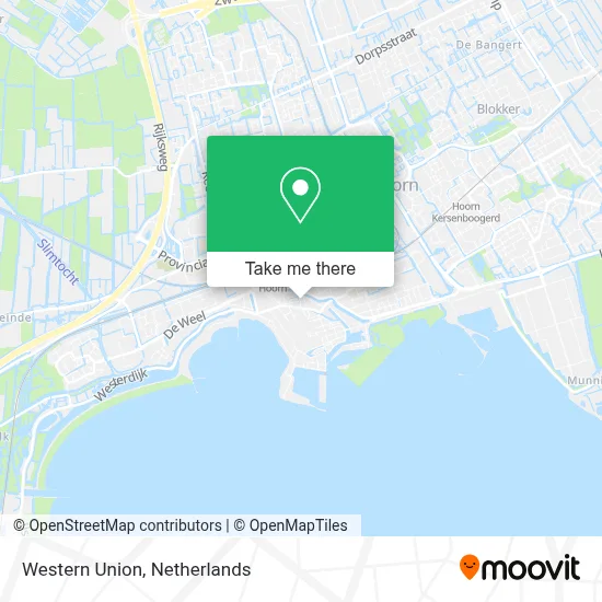 Western Union map