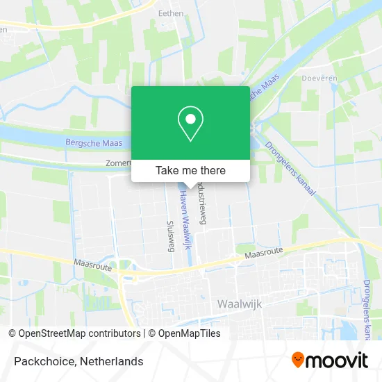 Packchoice map